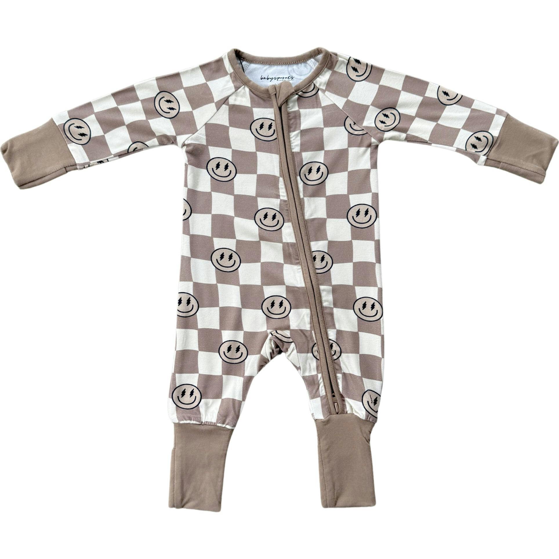 Boy's Long Sleeve Zip Romper