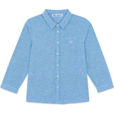 TARTINE ET CHOCOLAT Melange Linen Overshirt - Nuage