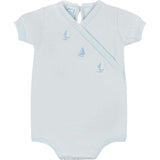 Boys Little Sailboat Knit Romper