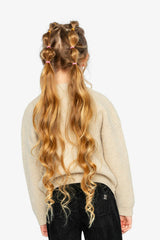 Sweater With Bow Beige