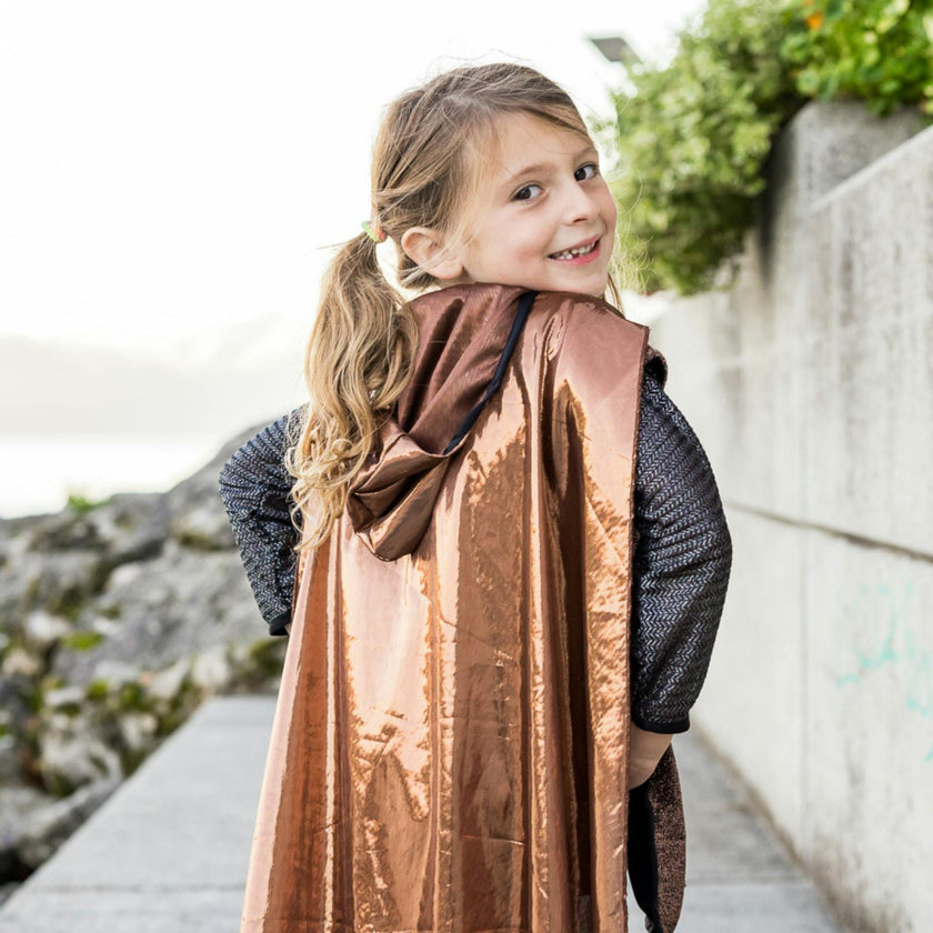 Brilliant Copper Knight Tunic with Cape