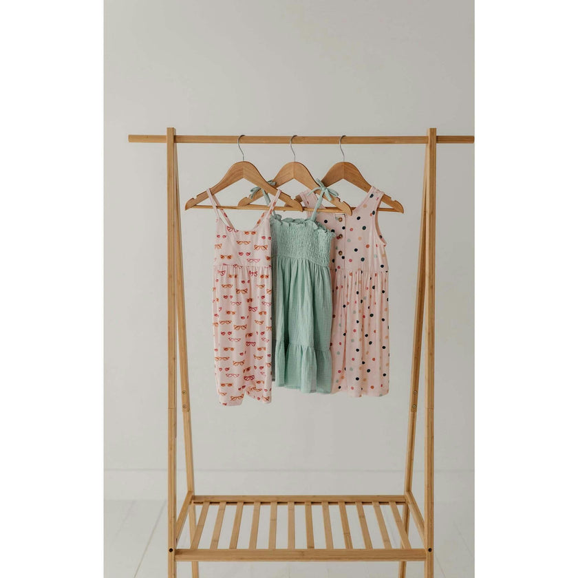 Girl's Tie-Back Romper Retro Shades