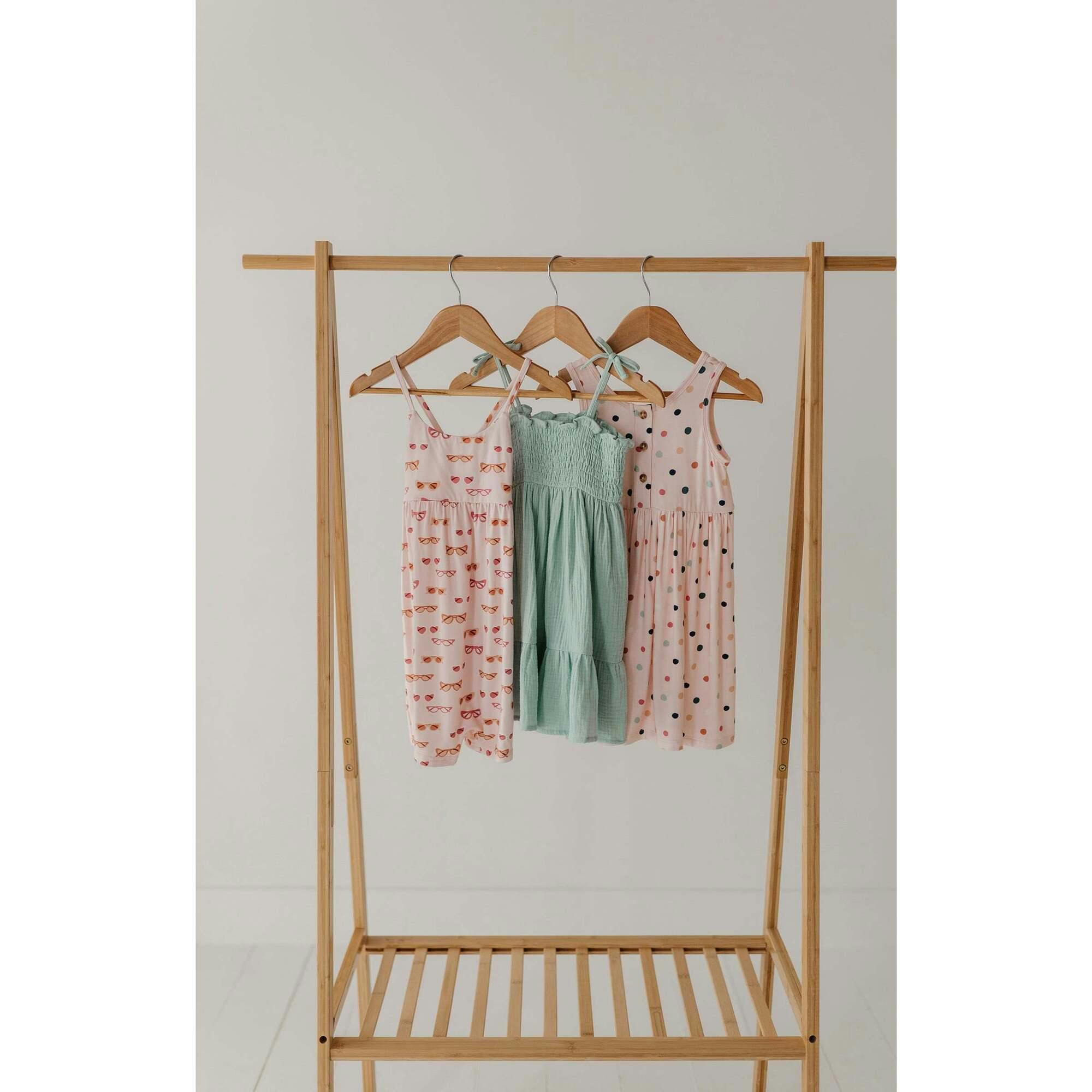 Girl's Tie-Back Romper Retro Shades