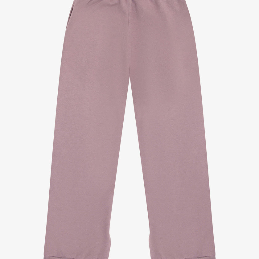 Tenly Cotton Fleece Split Hem Pocket Pant