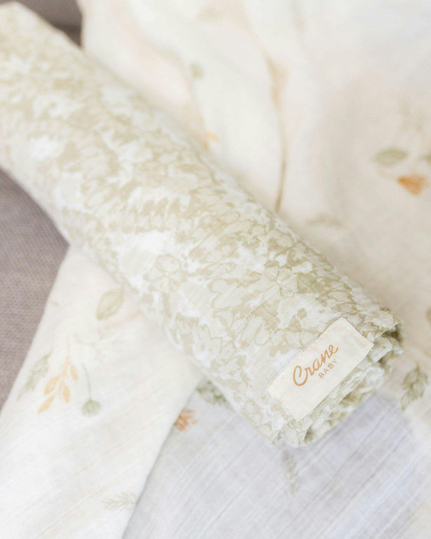 Willow Cotton Muslin Swaddle Blanket Set (Batik, Set of 2)