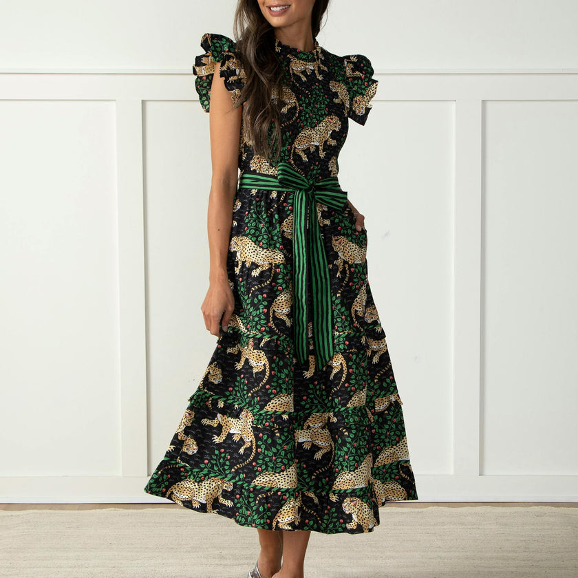 Bagheera - Ready to Ruffle Dress - Ink