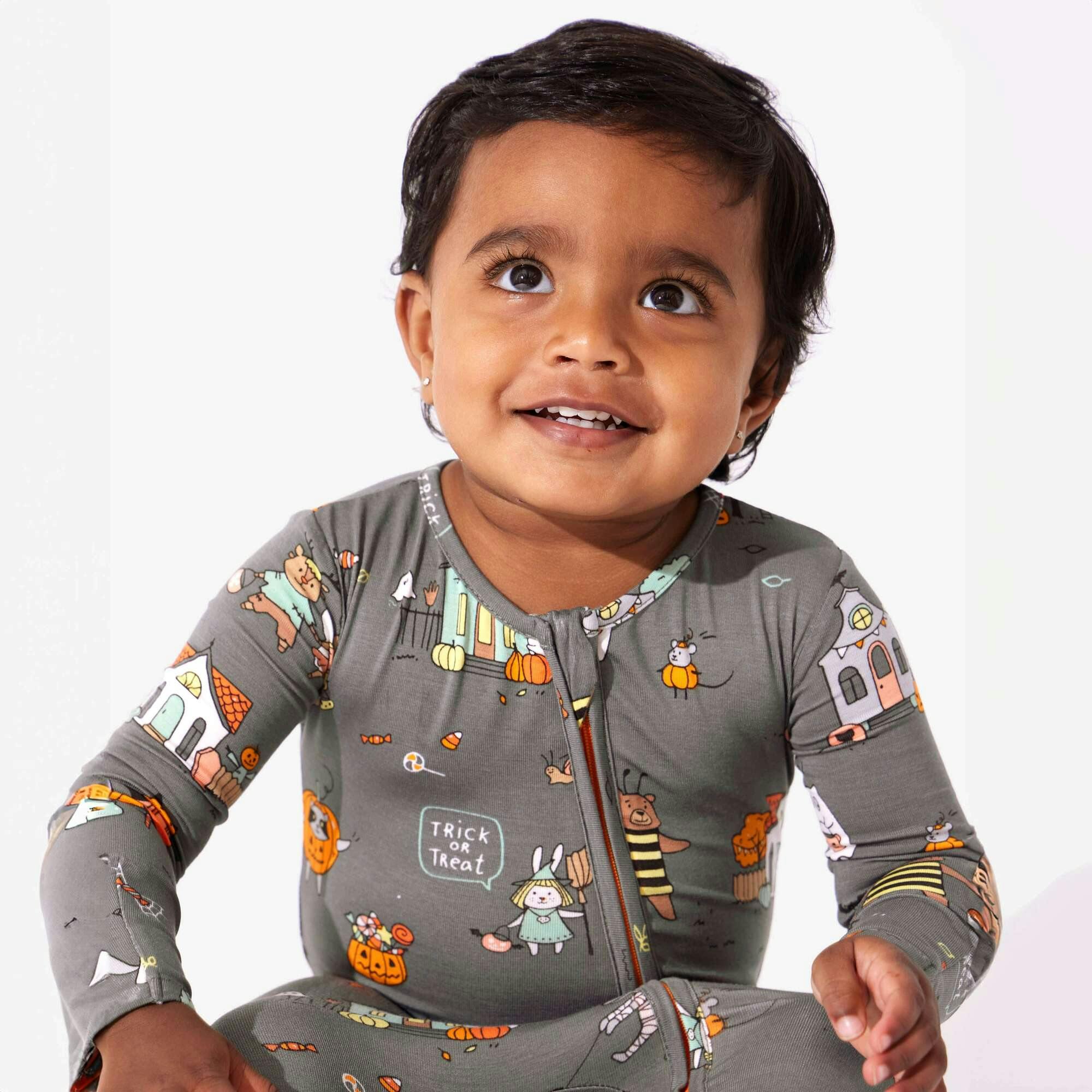 Trick or Treaters Bamboo Convertible Footie