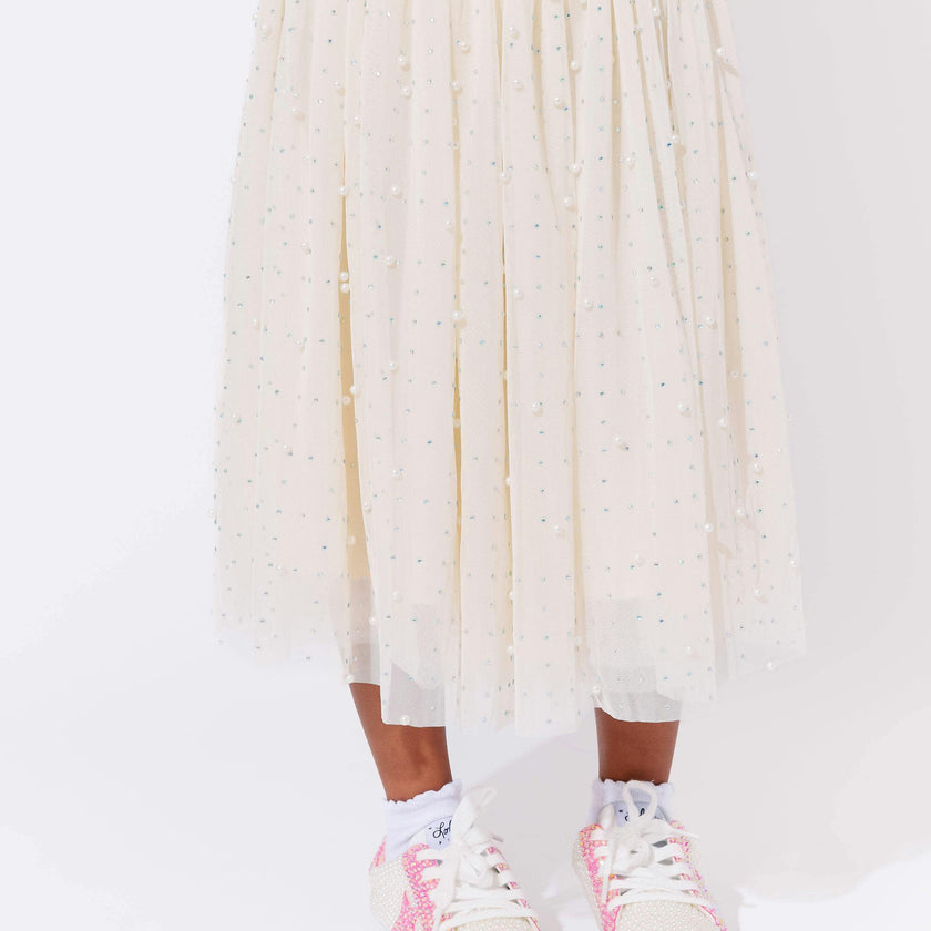 Diamond’s and Pearls Midi Skirt