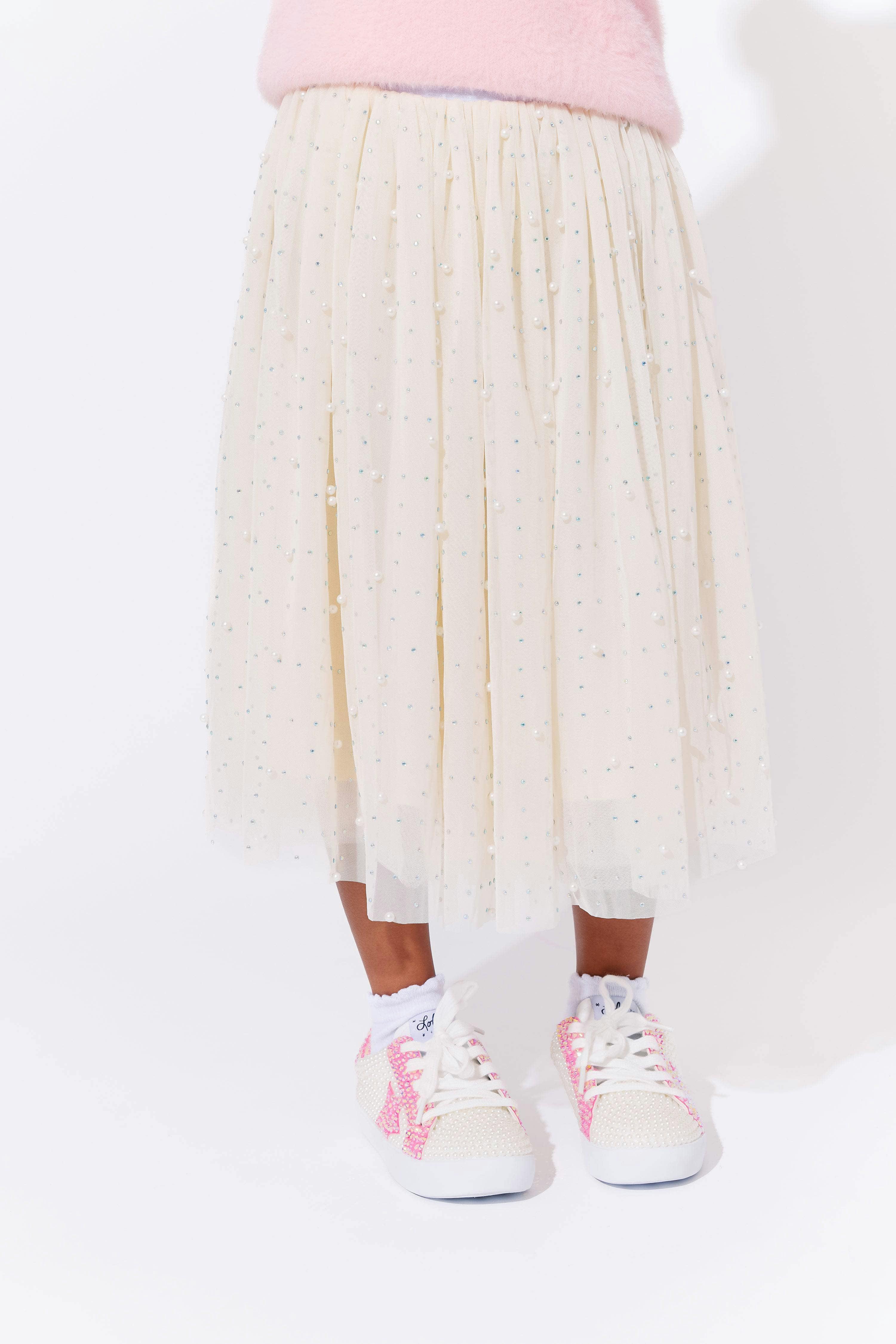 Diamond’s and Pearls Midi Skirt
