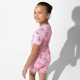 Skater Kitty Bamboo Kids Pajama Short Set