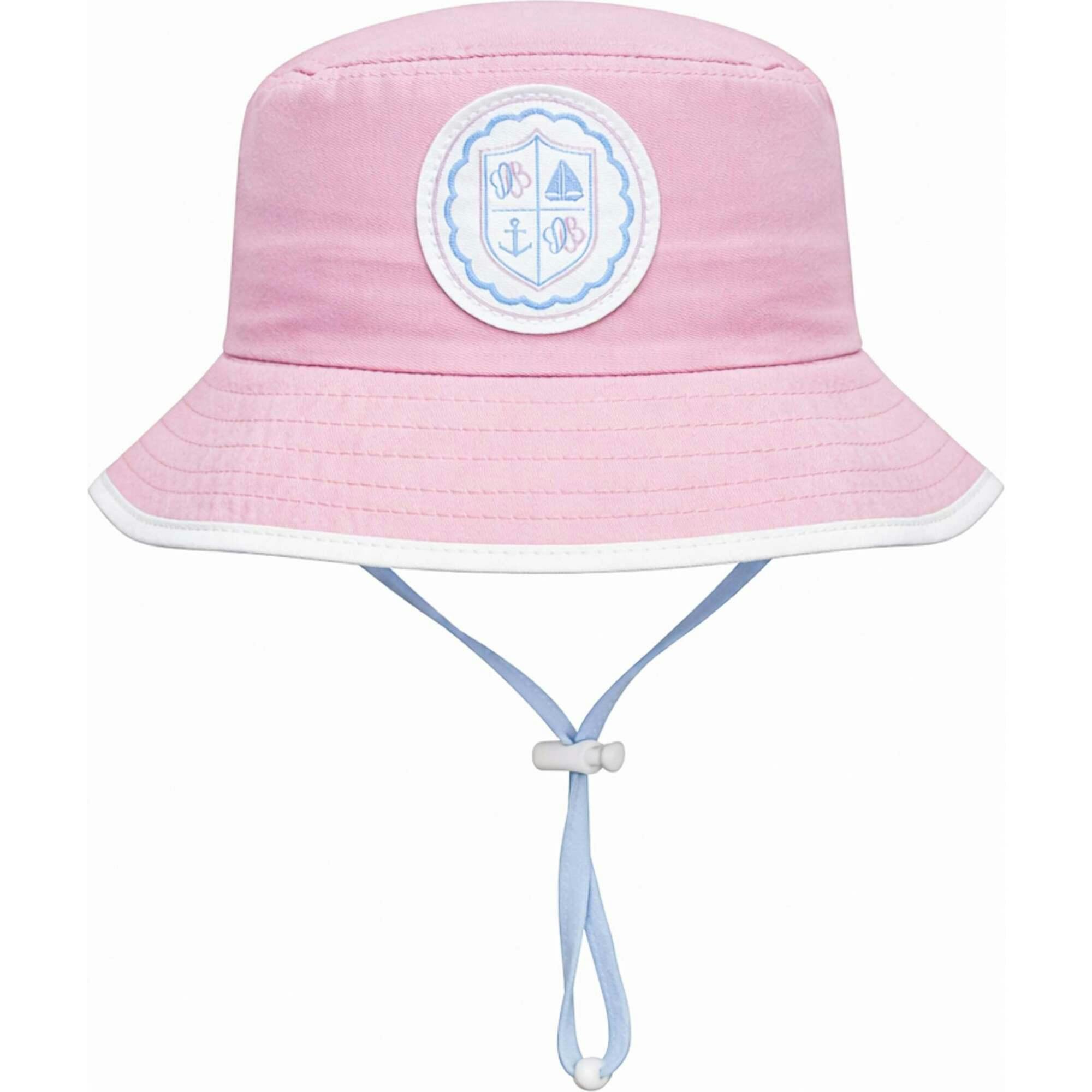Coastal Crest Bucket Hat, Pink