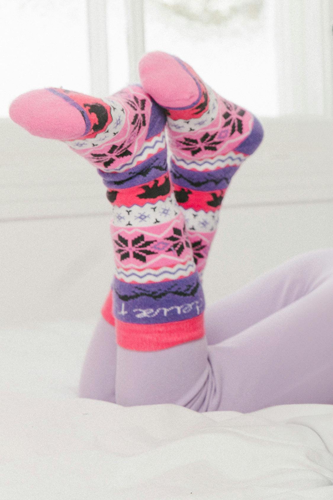 Ski Socks Pink