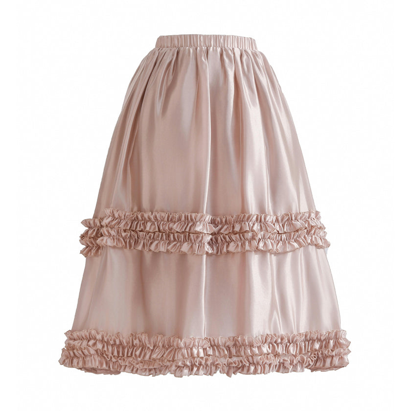Light Pink Calista Ruffle Skirt Set