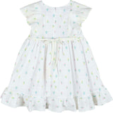 Textured Lawn Floral Printed Dress With Flowers