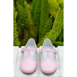 T-Strap in Poppy Pink