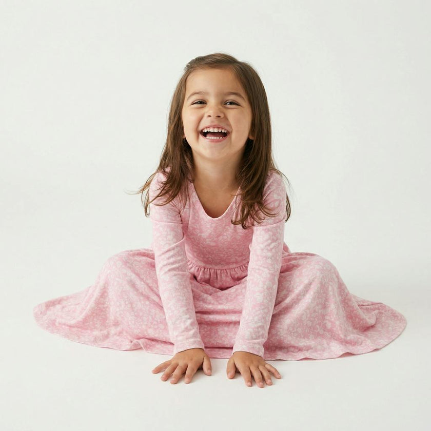 Petite Fleur Bamboo Twirl Dress