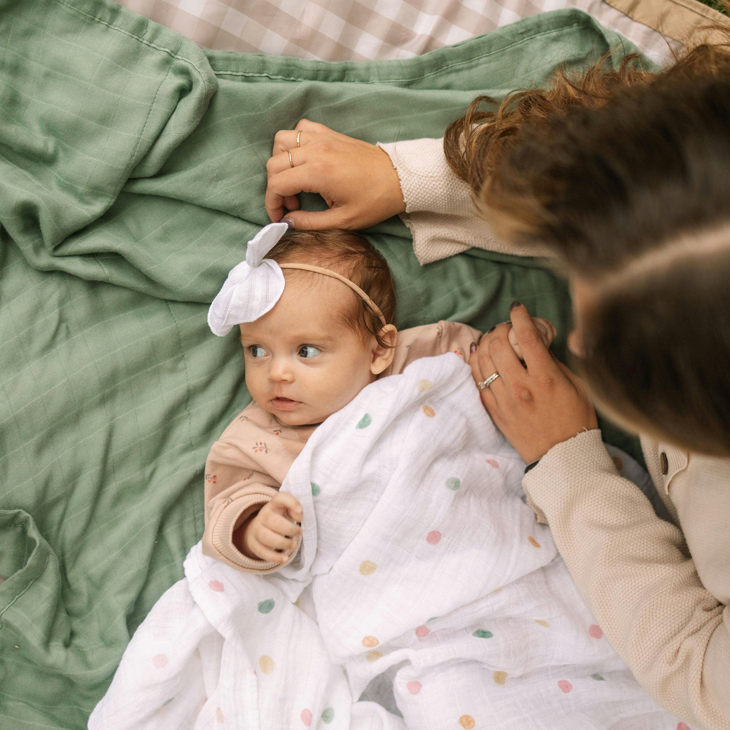 Cotton Muslin Swaddle Blanket 3 Pack - Party Animals