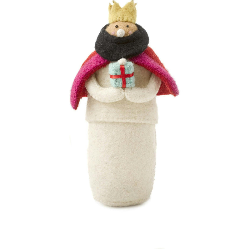 Handmade Christmas Nativity Scene in Hand Felted Wool