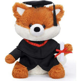 McHugs Graduation Elma Fox 10" — Soft Weighted Cuddle Stuffed Animal