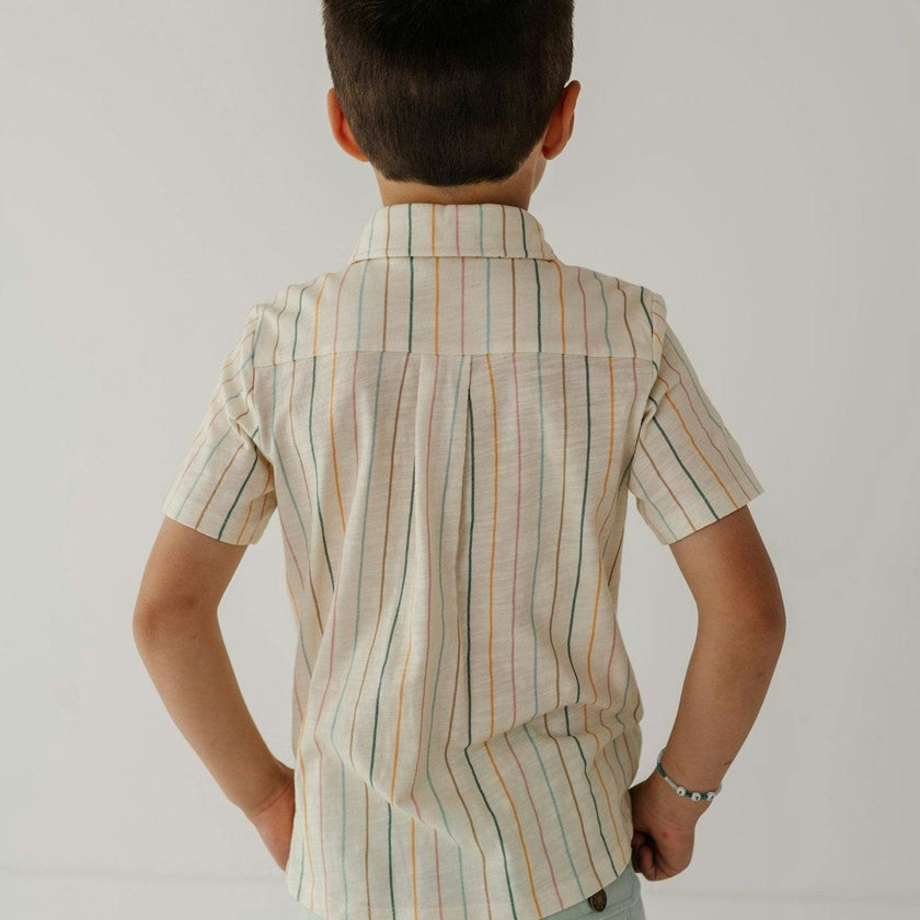 Boy's Collar Button Shirt
