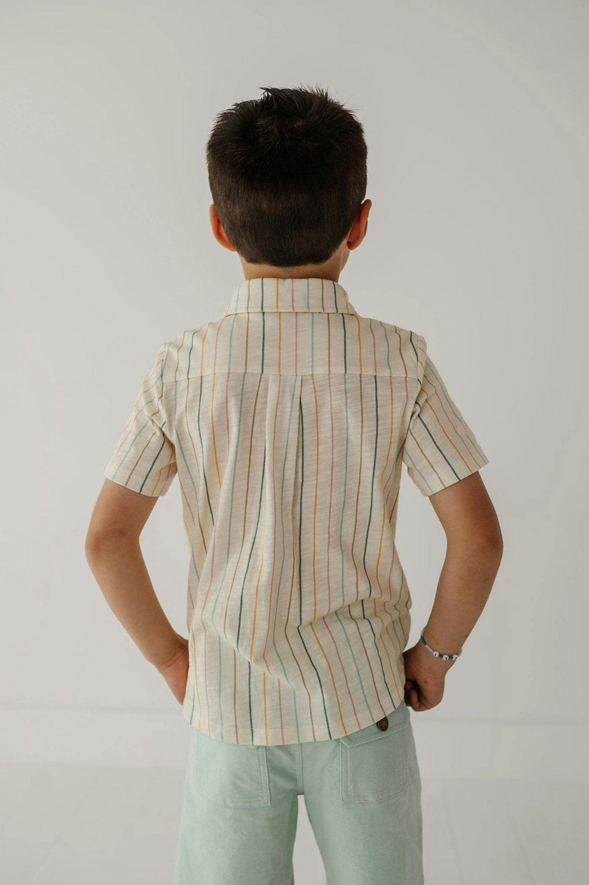 Boy's Collar Button Shirt