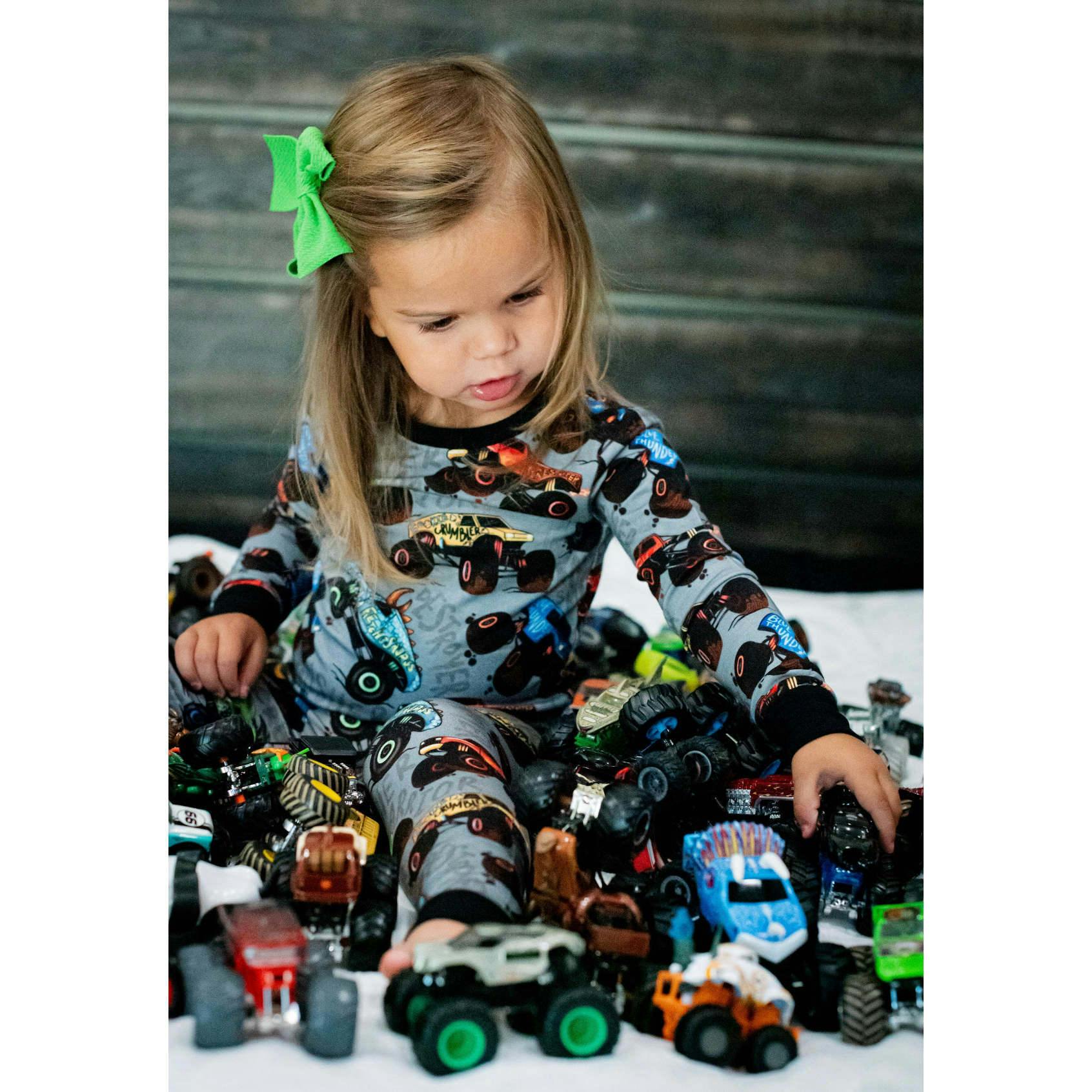 Monster Jams 2 Piece Pajama Set