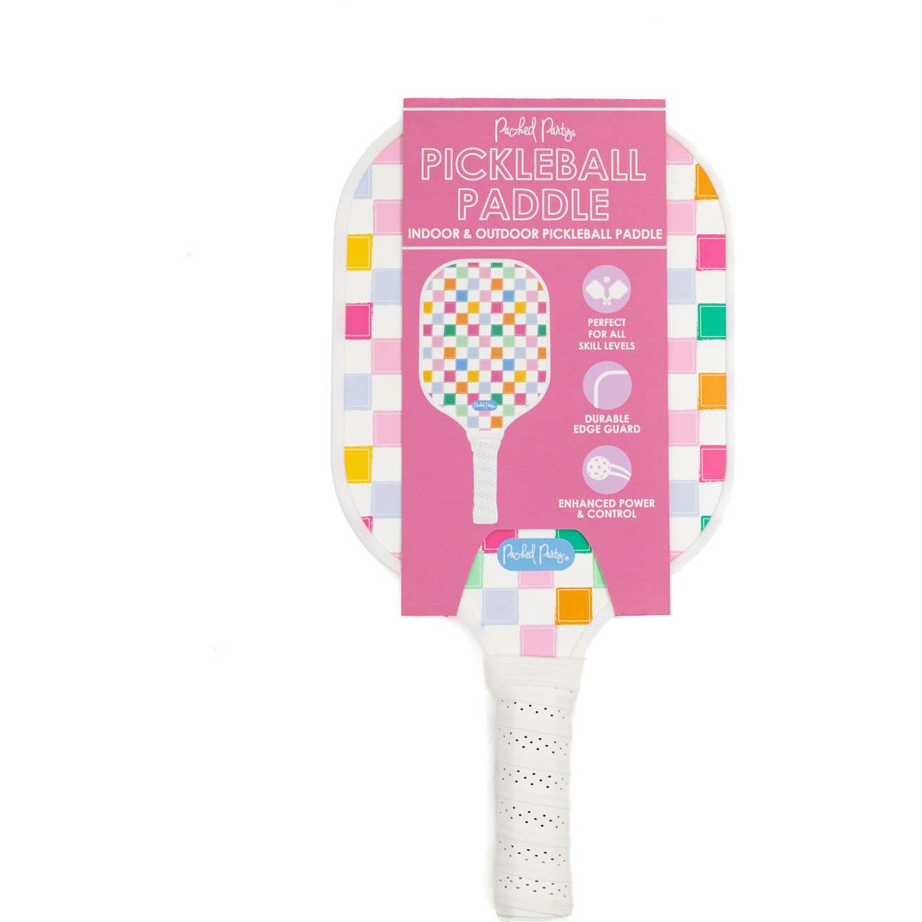 Packed Party Country Club Pickleball Paddle with Confetti-Filled Cover - Standard-Size Paddle with Protective Confetti Case, 7.8x15.75 Inch Paddle