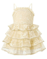 Tanya Lace Frill Maxi Dress (Baby)