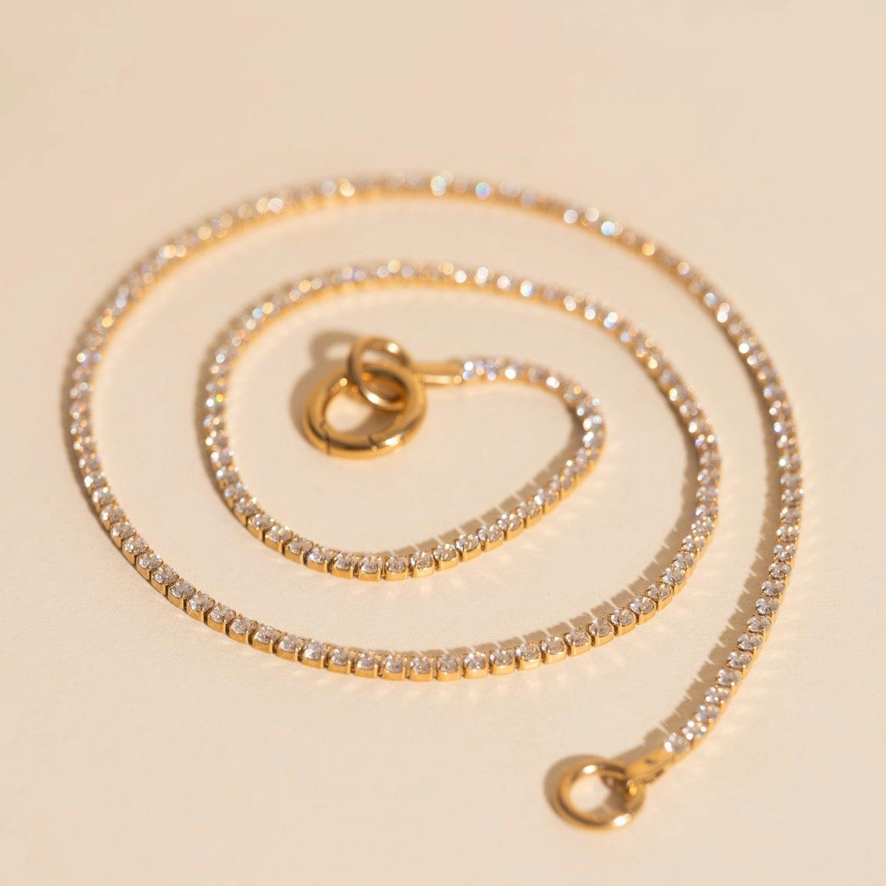 Micro Tennis Necklace