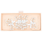 Crystal Olea Butterfly Floral Hair Comb