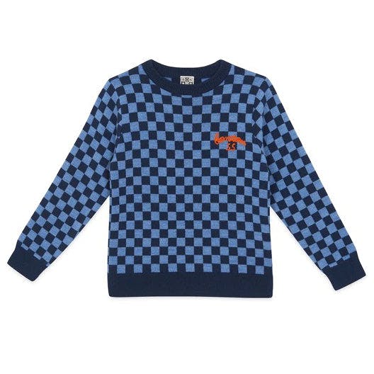 BONTON Checkerboard Paulo Sweater