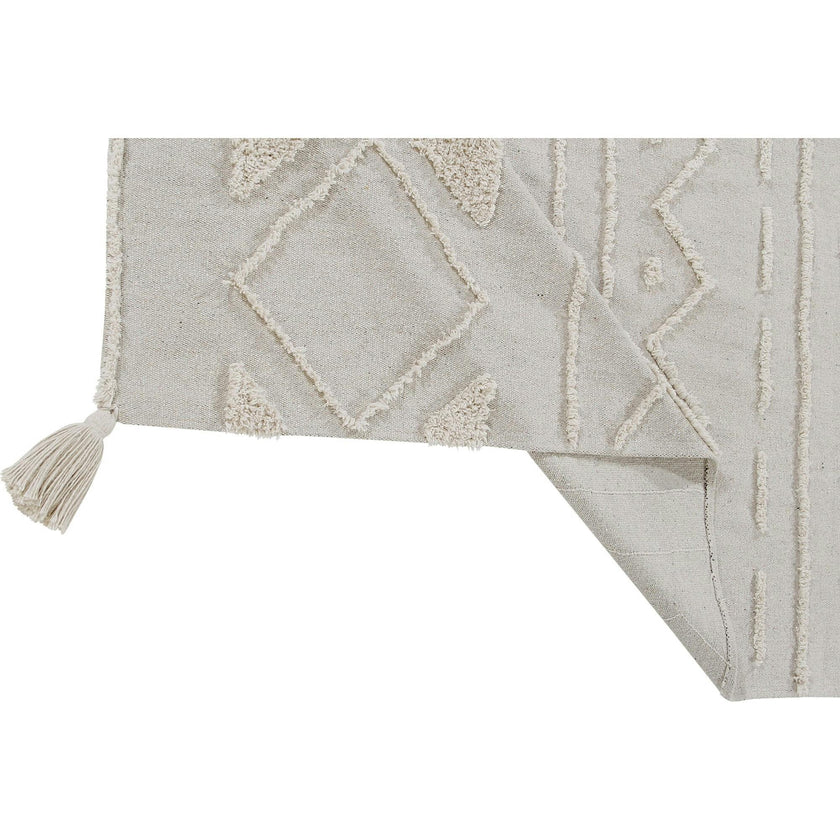 Tribu Washable Rug. Natural