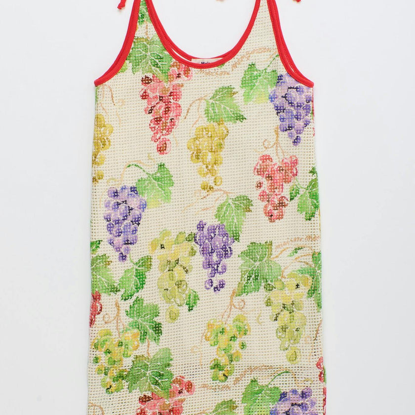 UVAS MESH DRESS ANGORA