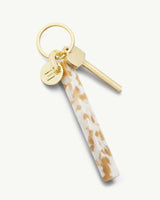Bar Handmade Gold Plated Keychain