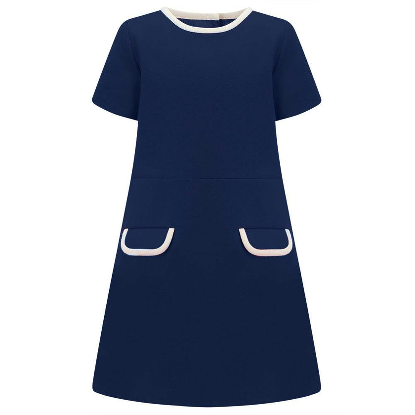 Kensington Dress - Nautical Blue