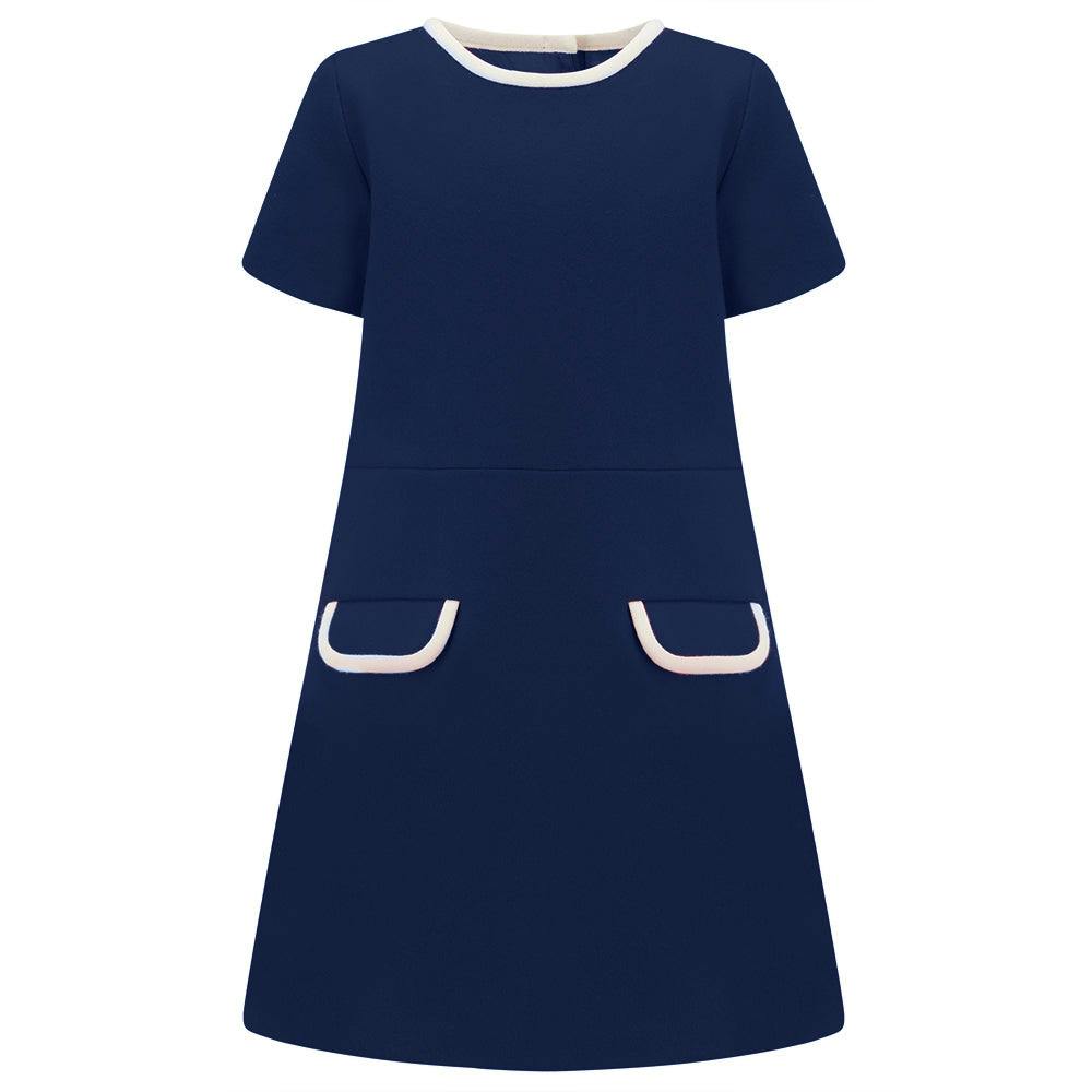 Kensington Dress - Nautical Blue
