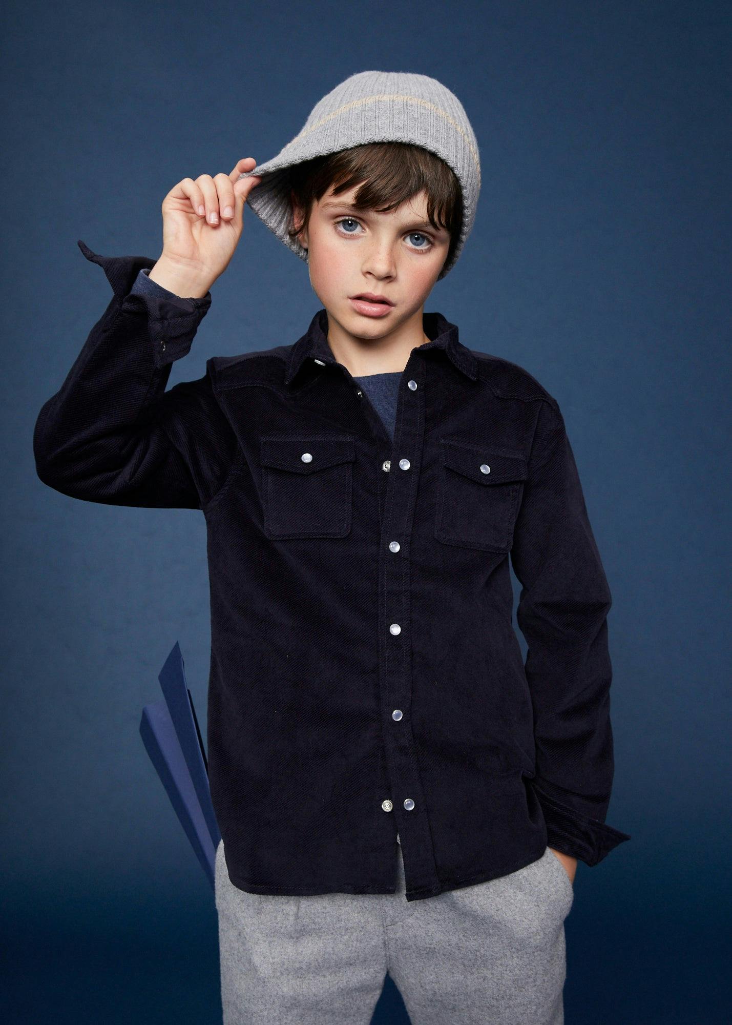 The Navy Corduroy Shirt