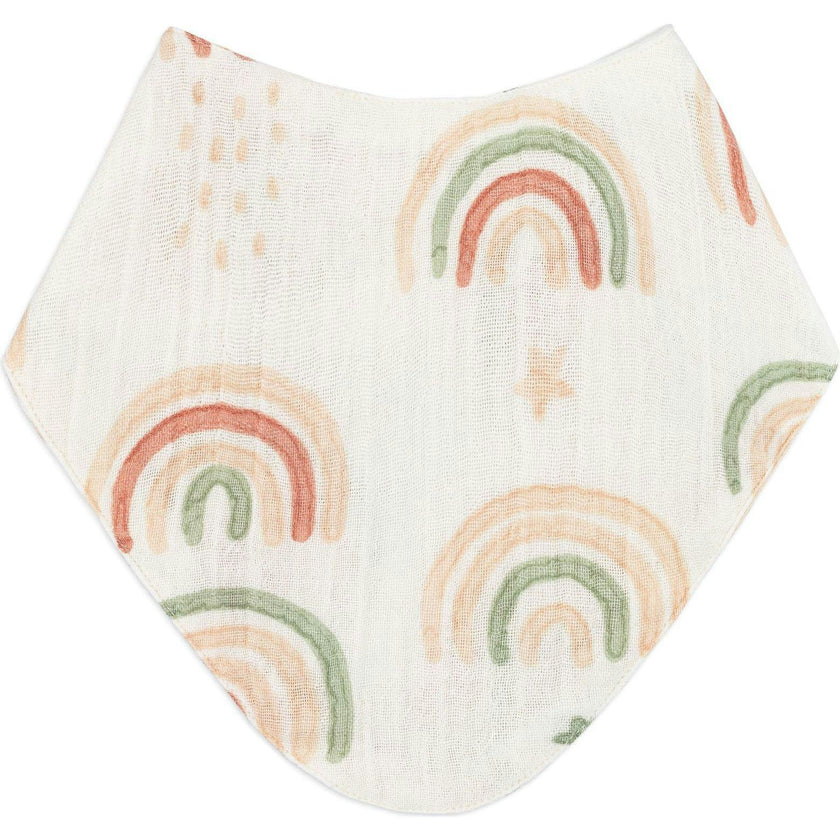 Parker 3-pc. Muslin Baby Bib Set (Rainbow/Butterfly)