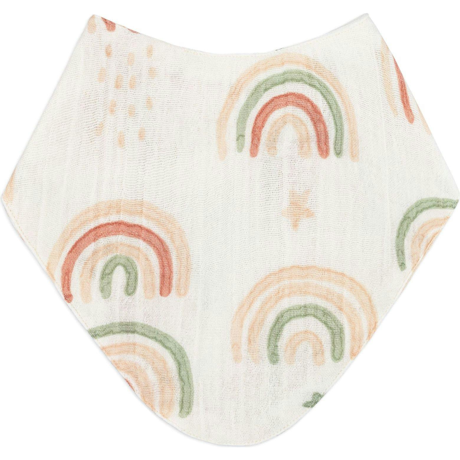 Parker 3-pc. Muslin Baby Bib Set (Rainbow/Butterfly)