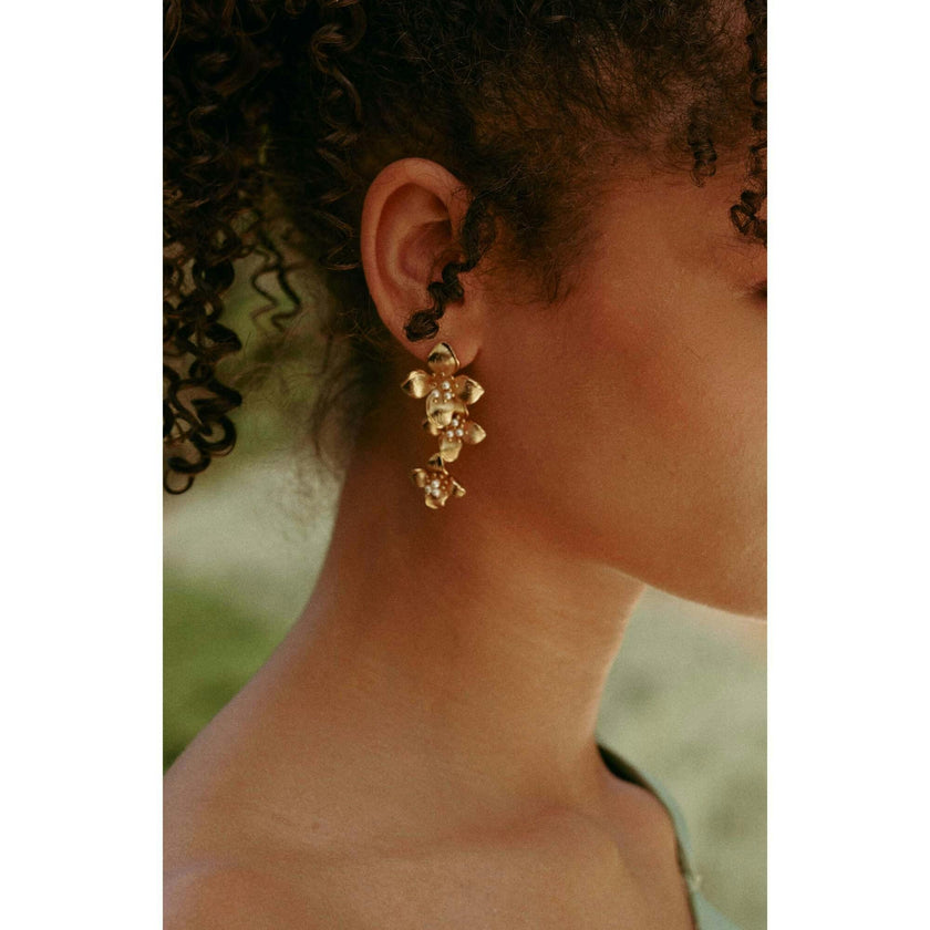 Iris Blossom Earrings