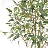 7' Artificial Willow Eucalyptus Tree with Artisan Planter