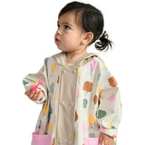Tree Print Rain Hooded Poncho