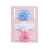 Multicolor Floral Elastic Headband Set