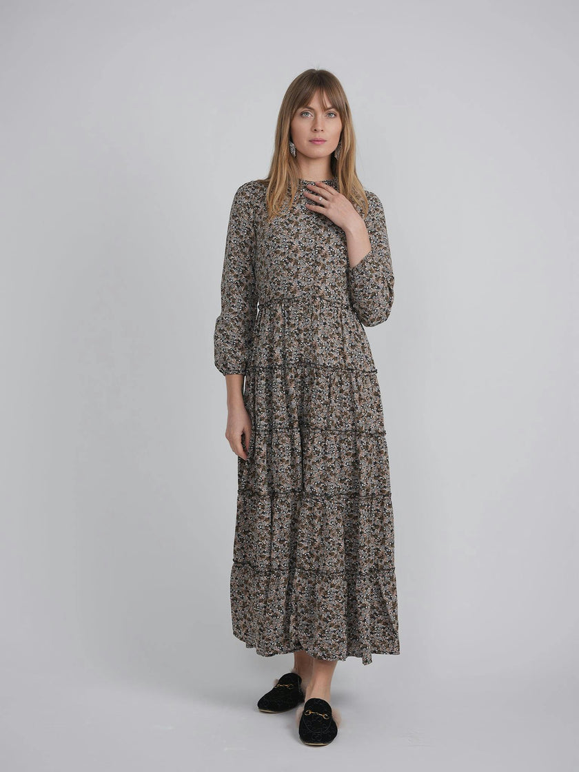 Mini Floral Maxi Dress