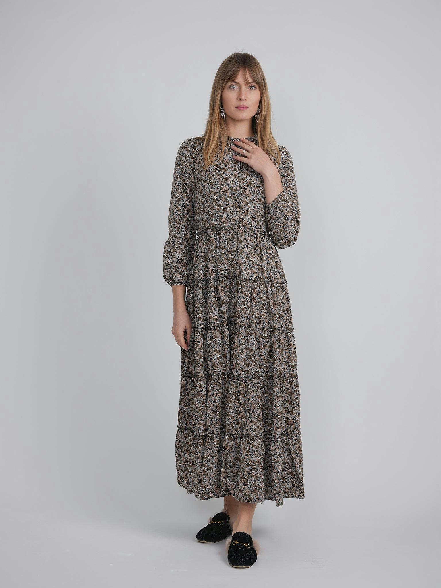 Mini Floral Maxi Dress