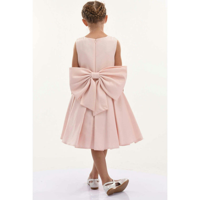 Melinda Pearl Double Bow Dress