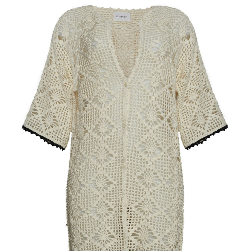 VIOLET CROCHET COVER UP | IVORY
