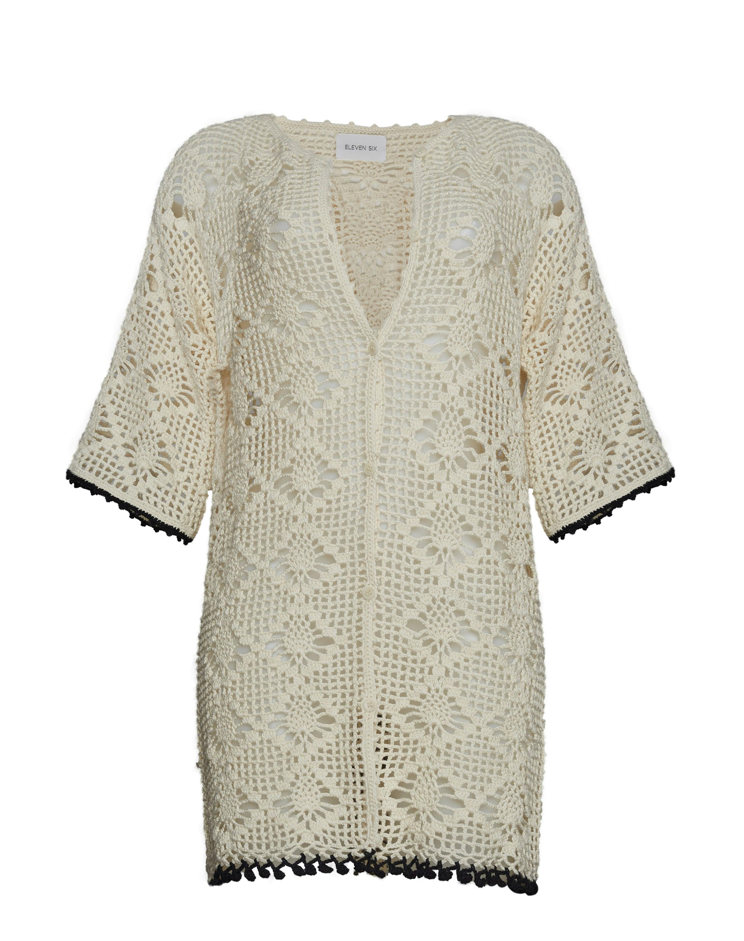 VIOLET CROCHET COVER UP | IVORY