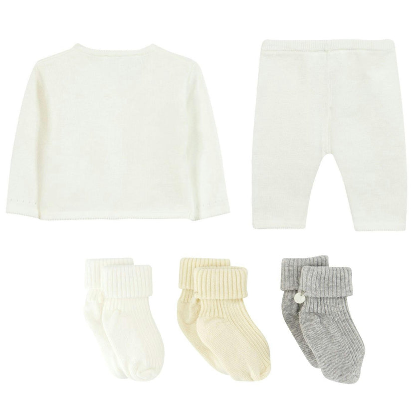 TARTINE ET CHOCOLAT Cotton Knit Birth Set