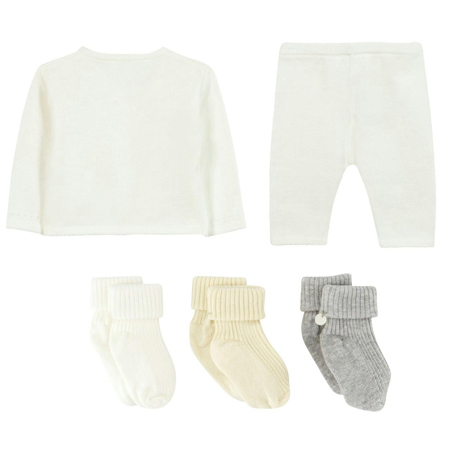TARTINE ET CHOCOLAT Cotton Knit Birth Set